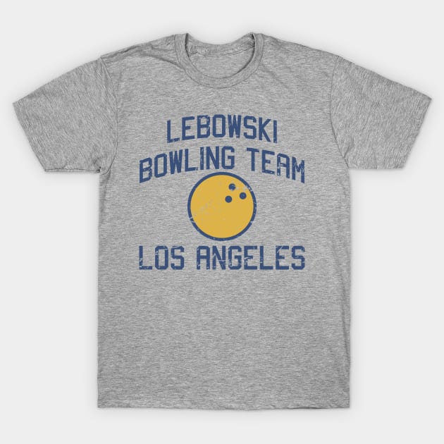 Lebowski Bowling Team Los Angeles T-Shirt by Princessa